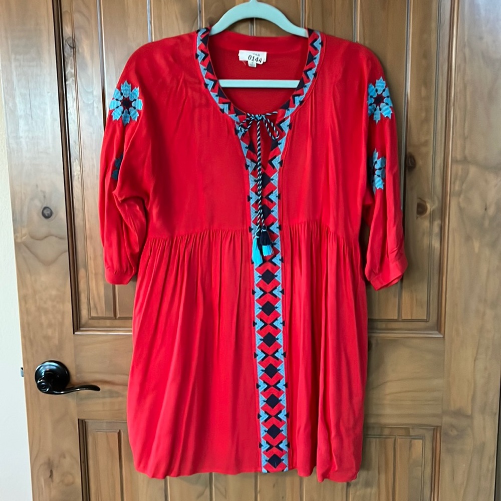 Umgee Red above knee Dress